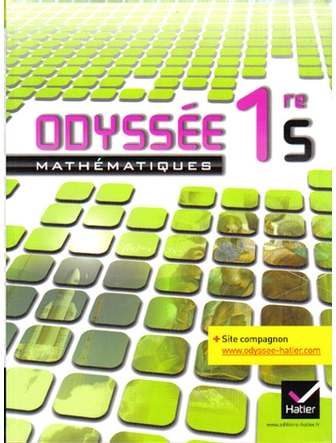 Mathématiques 1re S, Odyssée, manuel de l'élève grand format