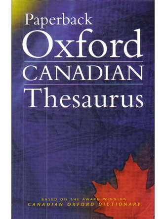 Dictionnaire Oxford Canadian Thesaurus (Paperback) (Dict.des synonymes)