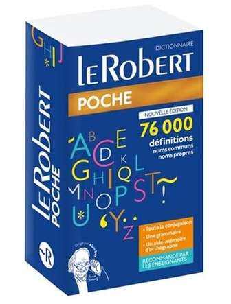 Dictionnaire Le Robert de poche,langue française & noms propres, édition récente