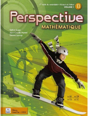 Perspective mathématique, manuel B, volume 1