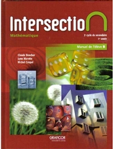 Intersection Mathématique, 1re année du 2e cycle, manuel de l'élève B