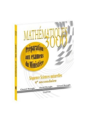 Mathématiques 3000, préparation aux examens, 4e secondaire, Cahier SN