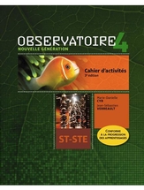 Observatoire, 2e année du 2e cycle: Nouvelle génération, cah. ST/STE, 3e édition