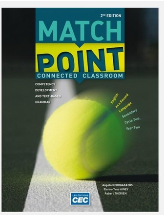 Match Point,sec.4,combo Workbook+numérique 2nd éd.+Interact. Act.+Short  Stories