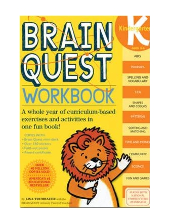 Brain Quest, Workbook, Kindergarten, 5/6 ans