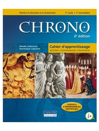 Chrono,1re année du 1er cycle, cahier d'apprentissage+exercices int., 2e édition