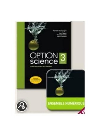 Option Science ( Physique) combo, cahier de savoirs & d'act.papier + num, 3e ed.