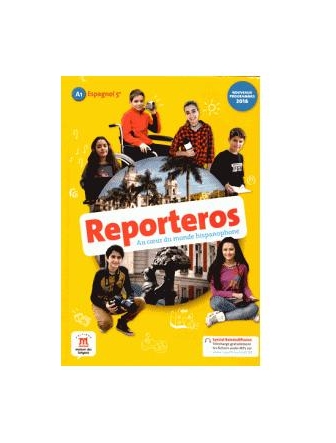 Reporteros, A1 Espagnol 5e, manuel de  l'élève