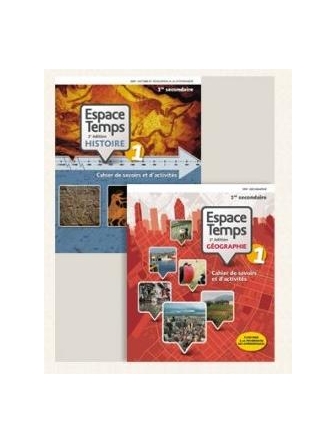 Espace Temps (combo) Géo & Hist.1, cahiers+n. éd.-atlas+ligne du temps+carte+web