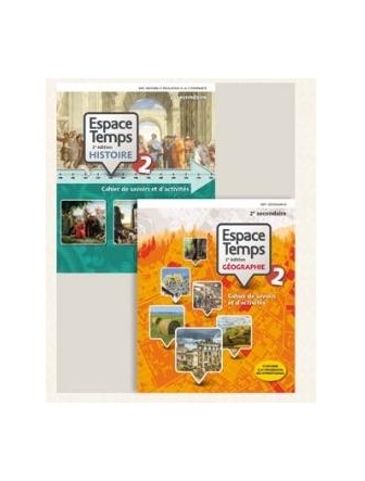 Espace Temps (combo) Géo & Hist.2, cahiers+n. éd.-atlas+ligne du temps+carte+web