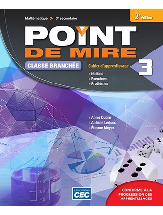 Point De Mire, cahier d'apprentissage 3, 2e édition, + fascicule de situations
