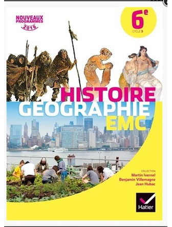 Histoire Géographie EMC. 6e manuel de l'élève