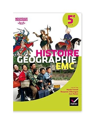 Histoire Géographie EMC. 5e manuel de l'élève