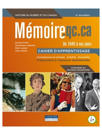 Mémoire.qc.ca,4e sec. cahier d'apprentissage + activités interactives+numérique